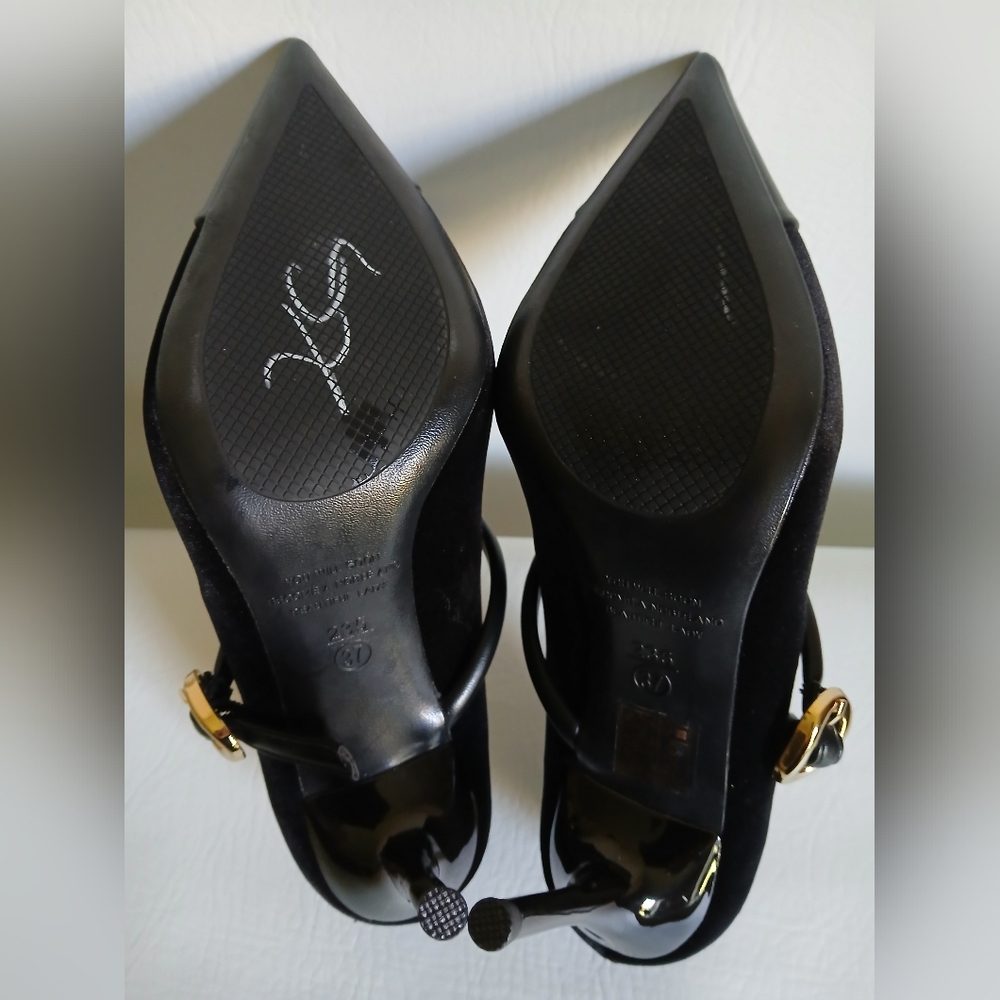 Bigtree Women's Sophisticatwd Black Stiletto Heels by - Picture 11 of 13